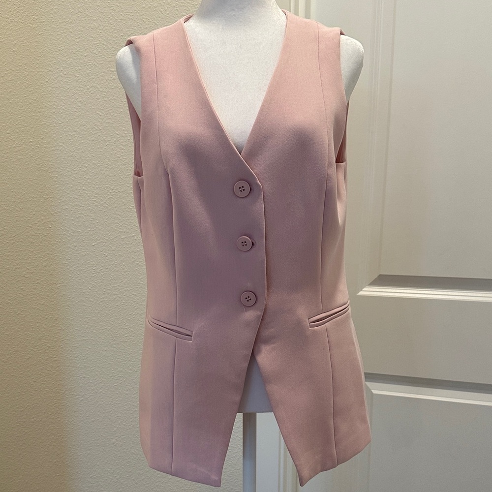 Lucy Paris Blush Pink Buttoned Top